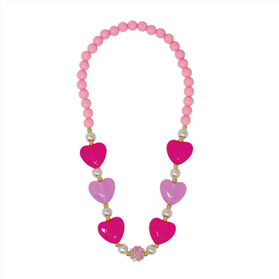 Ballet Heart and Pearl Necklace