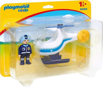 Playmobil 1.2.3 - Police Helicopter 9383