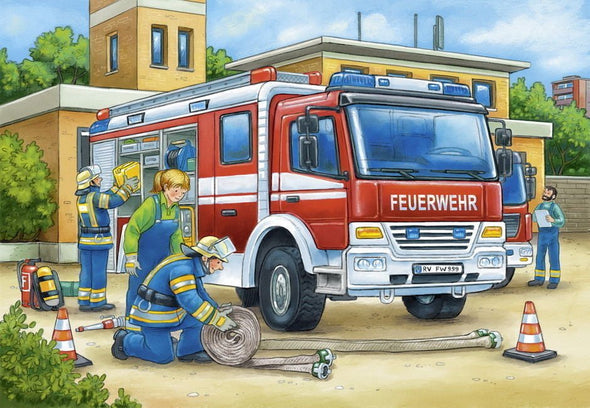2 x 12 pc Puzzle - Police and Firefighters