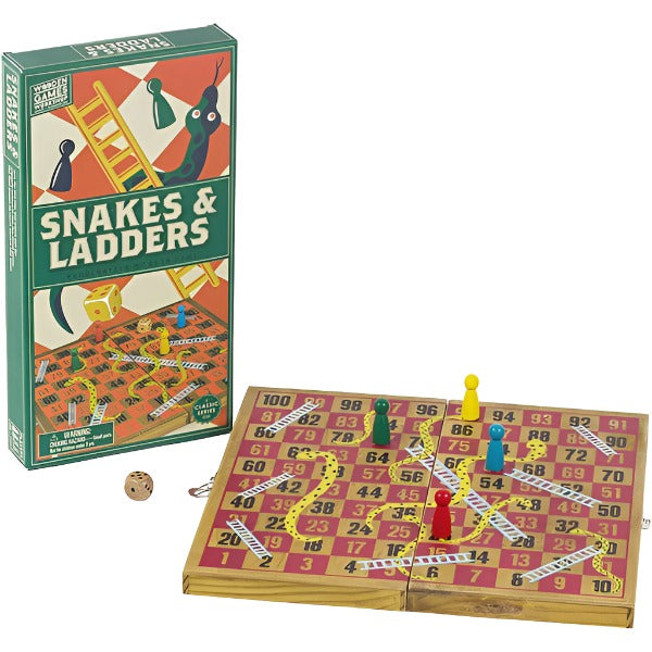 Wooden Snakes and Ladders