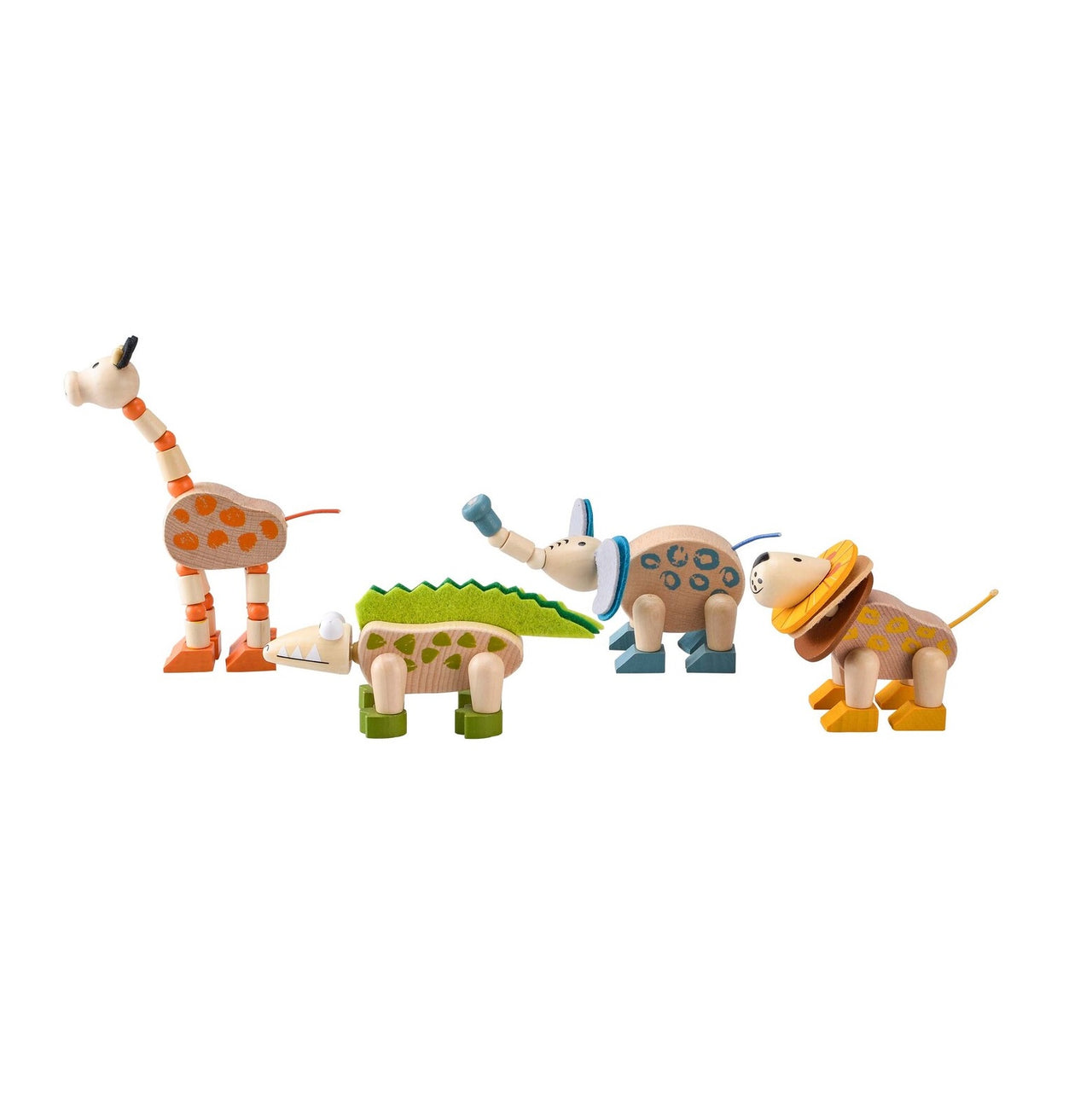 Wooden Flexi Jungle Animal