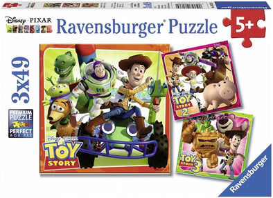 3 x 49 pc Puzzle - Disney History of Toy Story