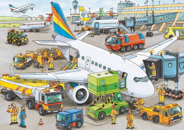 35 pc  Puzzle - Busy Airport