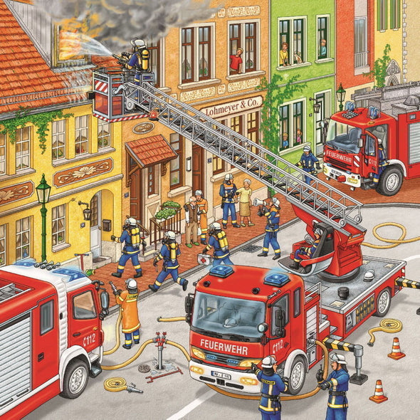 3 x 49 pc Puzzle - Fire Brigade Run