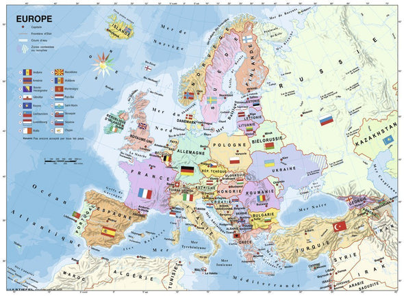 200 pc Puzzle - European Map