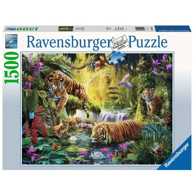 1500 pc Puzzle - Tranquil Tigers