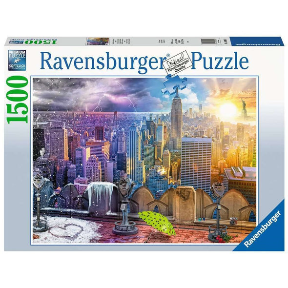1500 pc Puzzle - New York in Winter and Summer