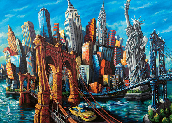 1000 pc Puzzle - Welcome to New York
