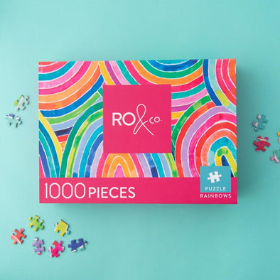 1000 pc Puzzle - Rainbows