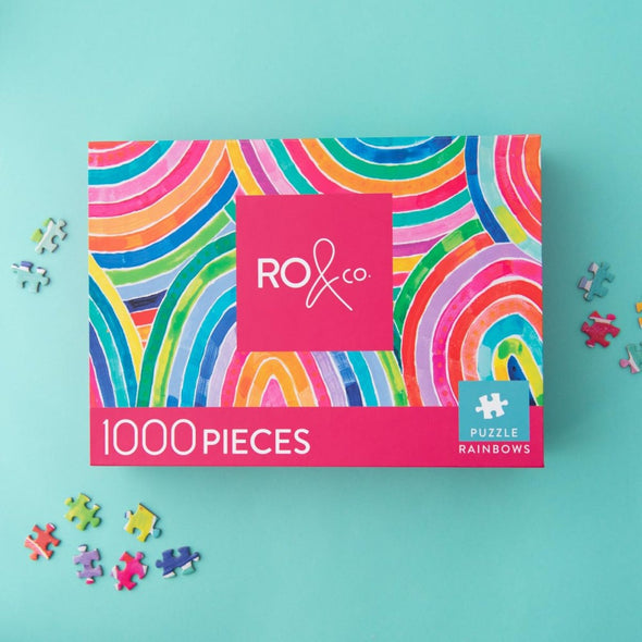 1000 pc Puzzle - Rainbows