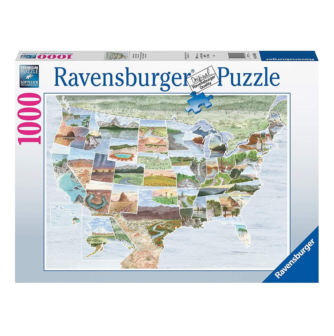1000 pc Puzzle - From Sea to Shining Sea