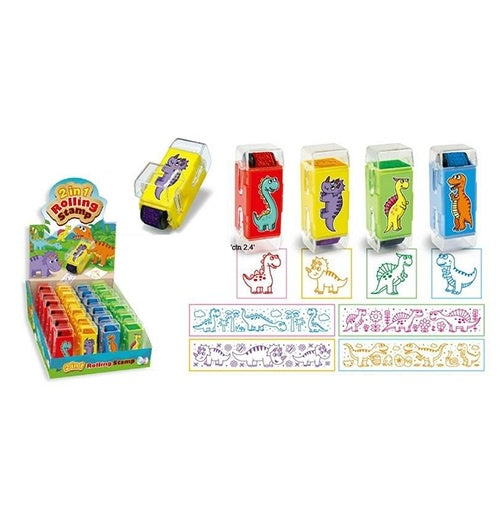2 in 1 Rolling Dinosaur Stamper