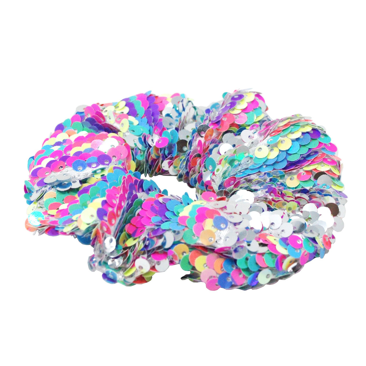 Colour Burst Sequin Scrunchie