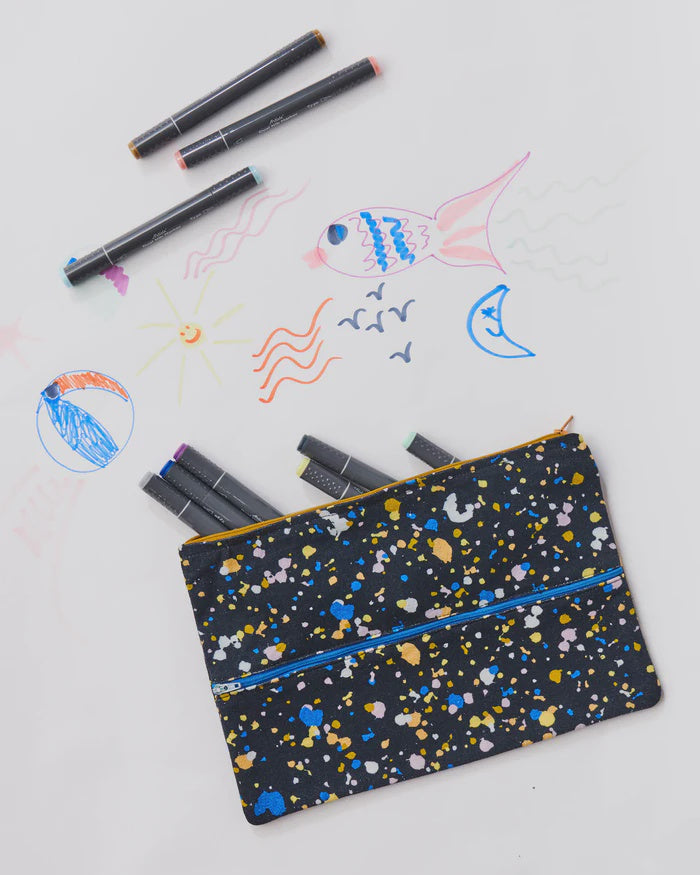 Cotton Zip Pencil case