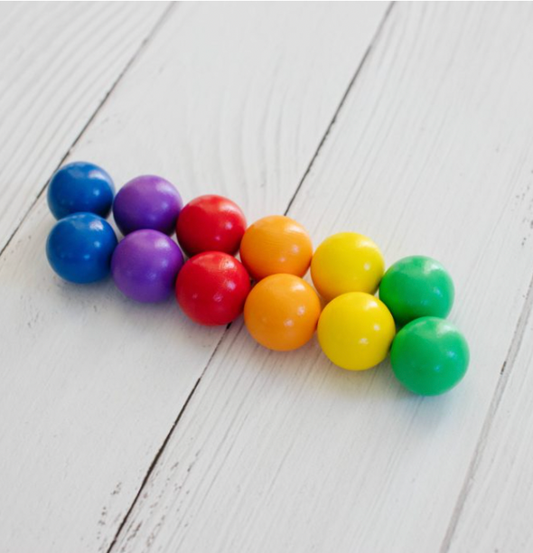Connetix Rainbow 12 replacement balls