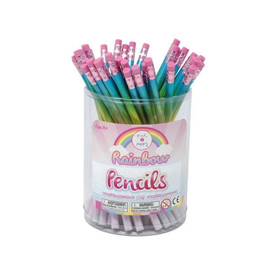Rainbow Pencil With Eraser -  Size 36