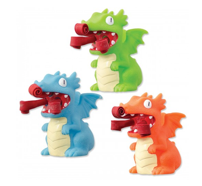 Curly Pop Fire Breathing Dragon - Assorted Colours