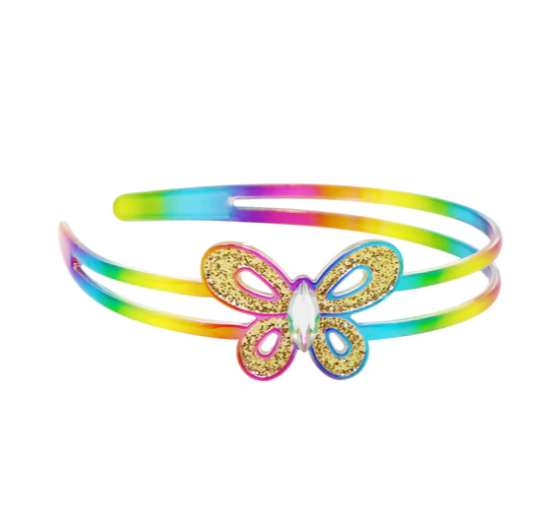 Rainbow Butterfly Headband