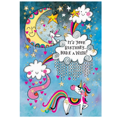 Make A Wish Happy Birthday Card