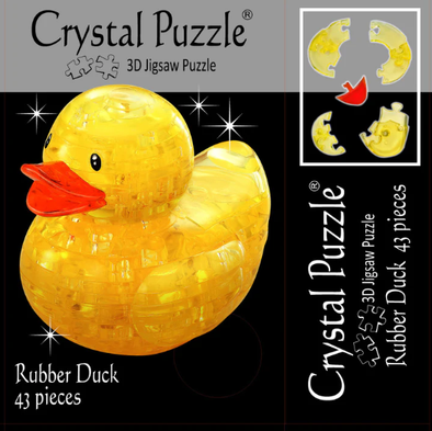 43 pc Crystal Puzzle- Rubber Duck