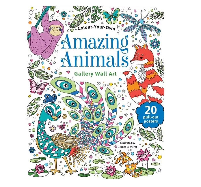 Amazing Animals Colouring Book