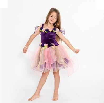 Purple Velvet Forest Fairy Dress