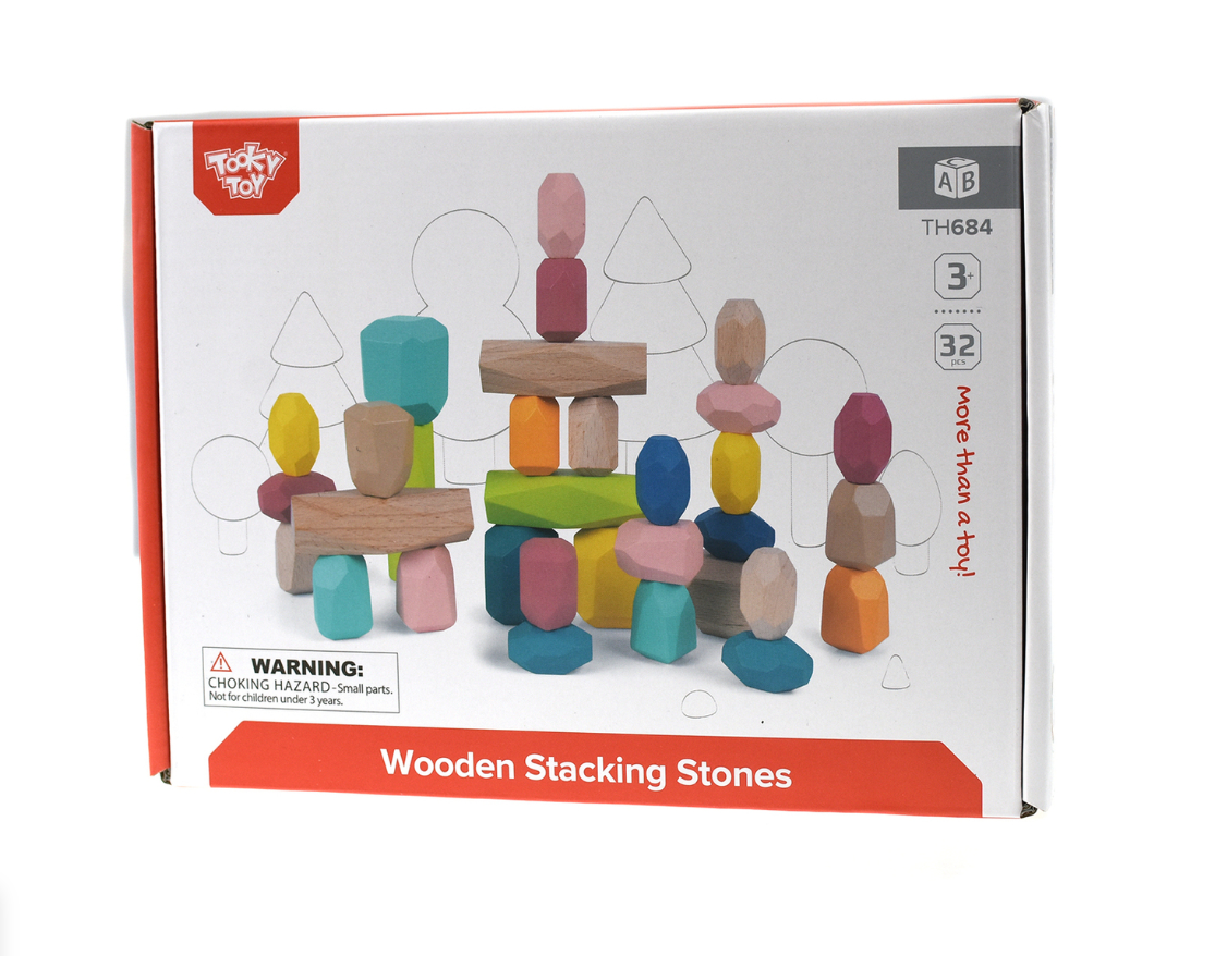 Wooden Stacking Stones