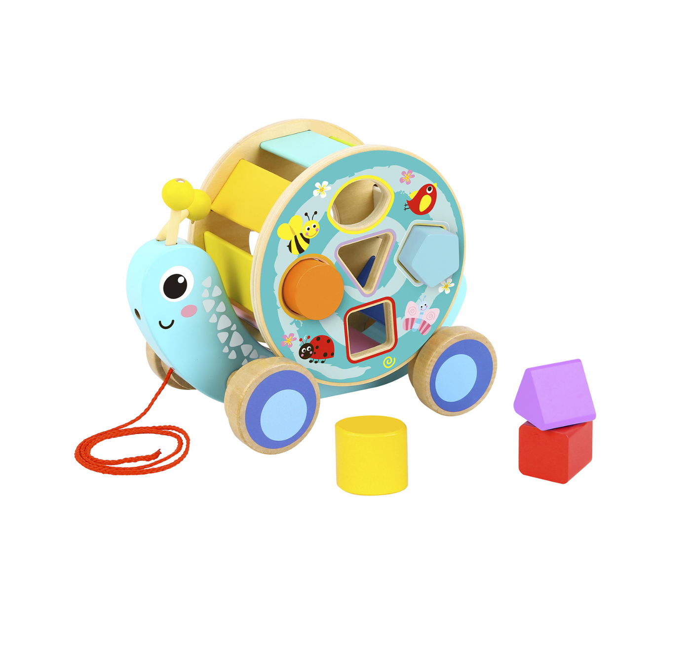 Pull shop along snail