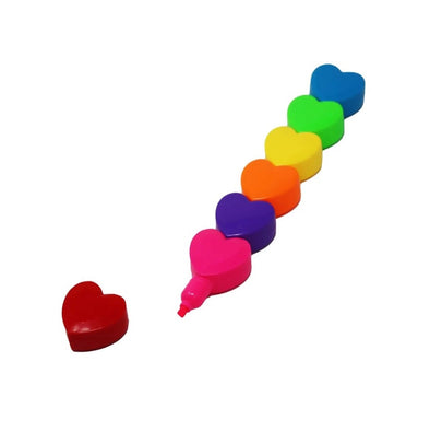Rainbow Heart Stacking Highlighters