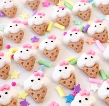 Ice Cream Cone Stud Earrings