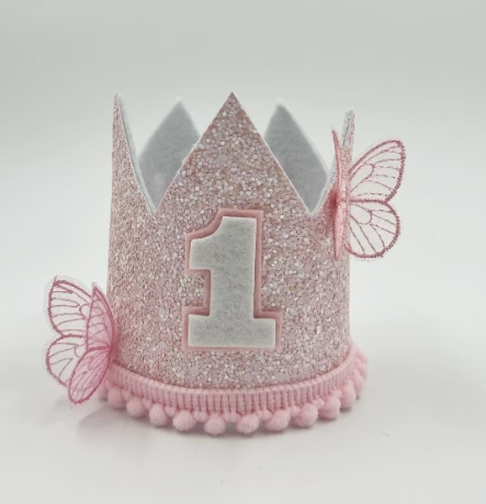 Butterfly Glitter Crown