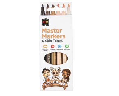 Master Markers 6 Skin Tones