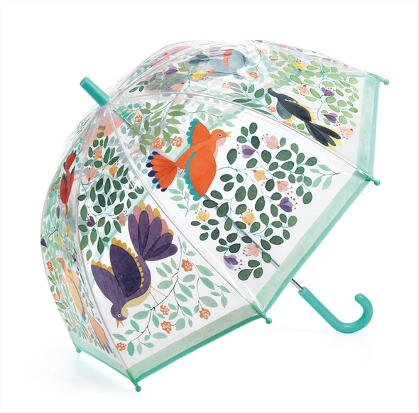 Flowers & Birds PVC Child Umbrella