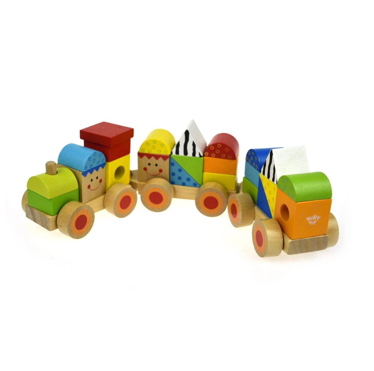 Wooden Stacking Train