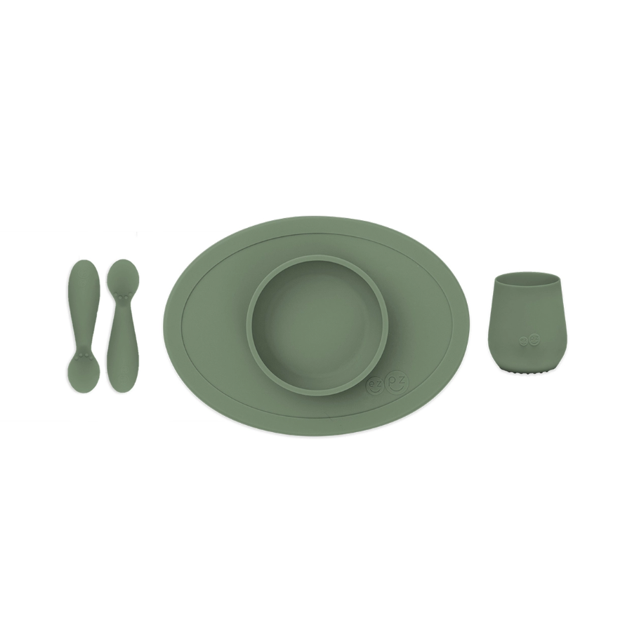 First Foods Set: Tiny Spoons, Tiny Bowl and Tiny Cup