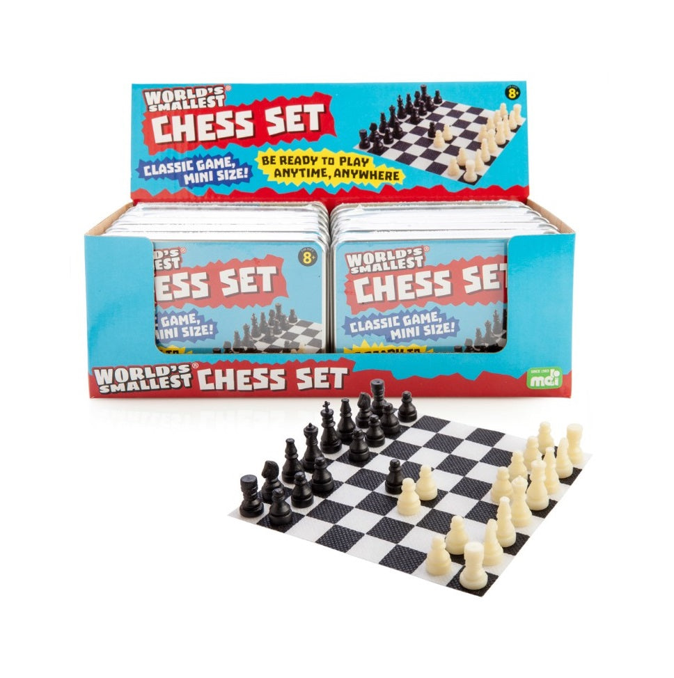 World's Smallest Chess setWORLD'S SMALLEST CHESS SETWriting World's Smallest Chess setWORLD'S SMALLEST CHESS SETWriting