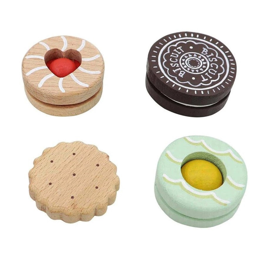 Wooden Biscuit Set