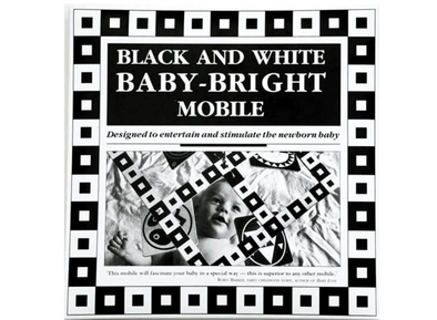 Black and White Cardboard Baby Mobile