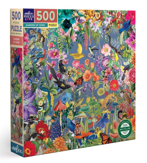 Eeboo 500 pc Puzzle - Garden of Eden