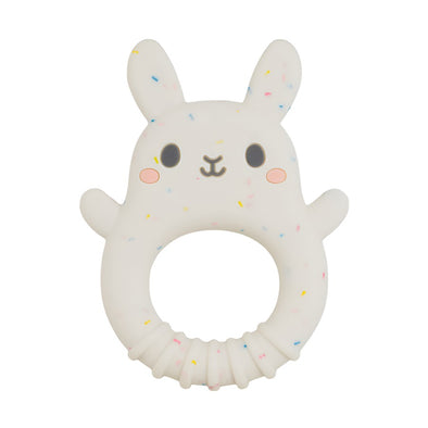 Silicone teether - Bunny confetti