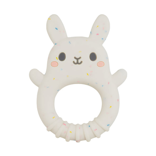 Silicone teether - Bunny confetti