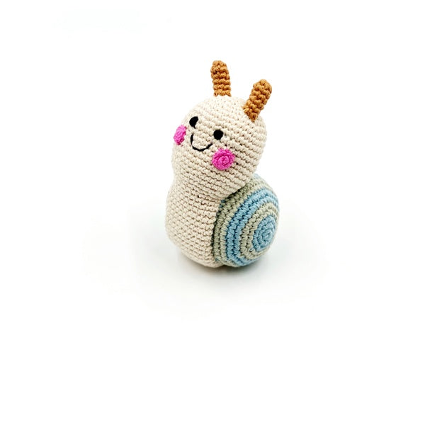Snail Rattle - Cream