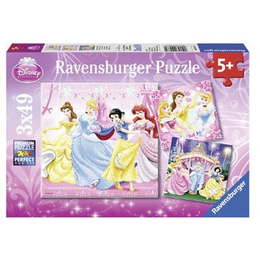 3 x 49 pc Puzzle - Disney Princess Snow White