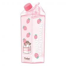 Pusheen Sips, Strawberry Drink Carton Bottle