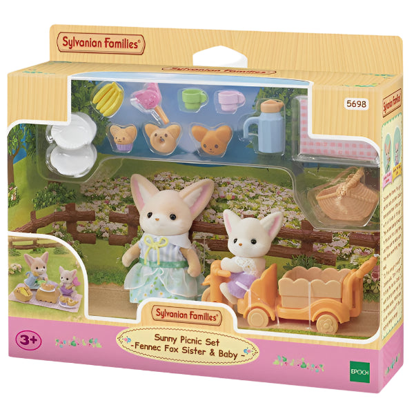 Sunny Picnic Set - Fennec Fox Sister and Baby