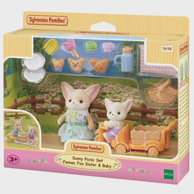 Sunny Picnic Set - Fennec Fox Sister and Baby