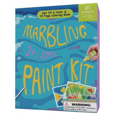 Marbling Paint Craft Kit - 6 Colour Set
