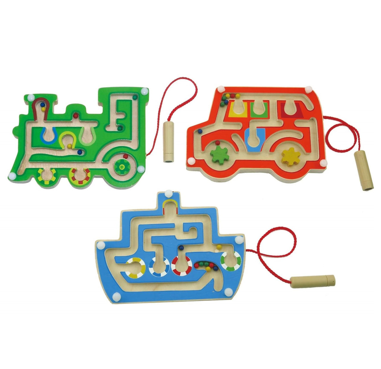 Transport Magnetic Labyrinth