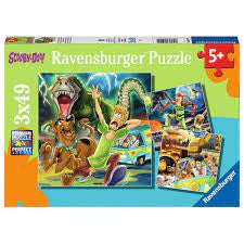 3 x 49 pc Puzzle - Scooby Doo 3 Fright Night