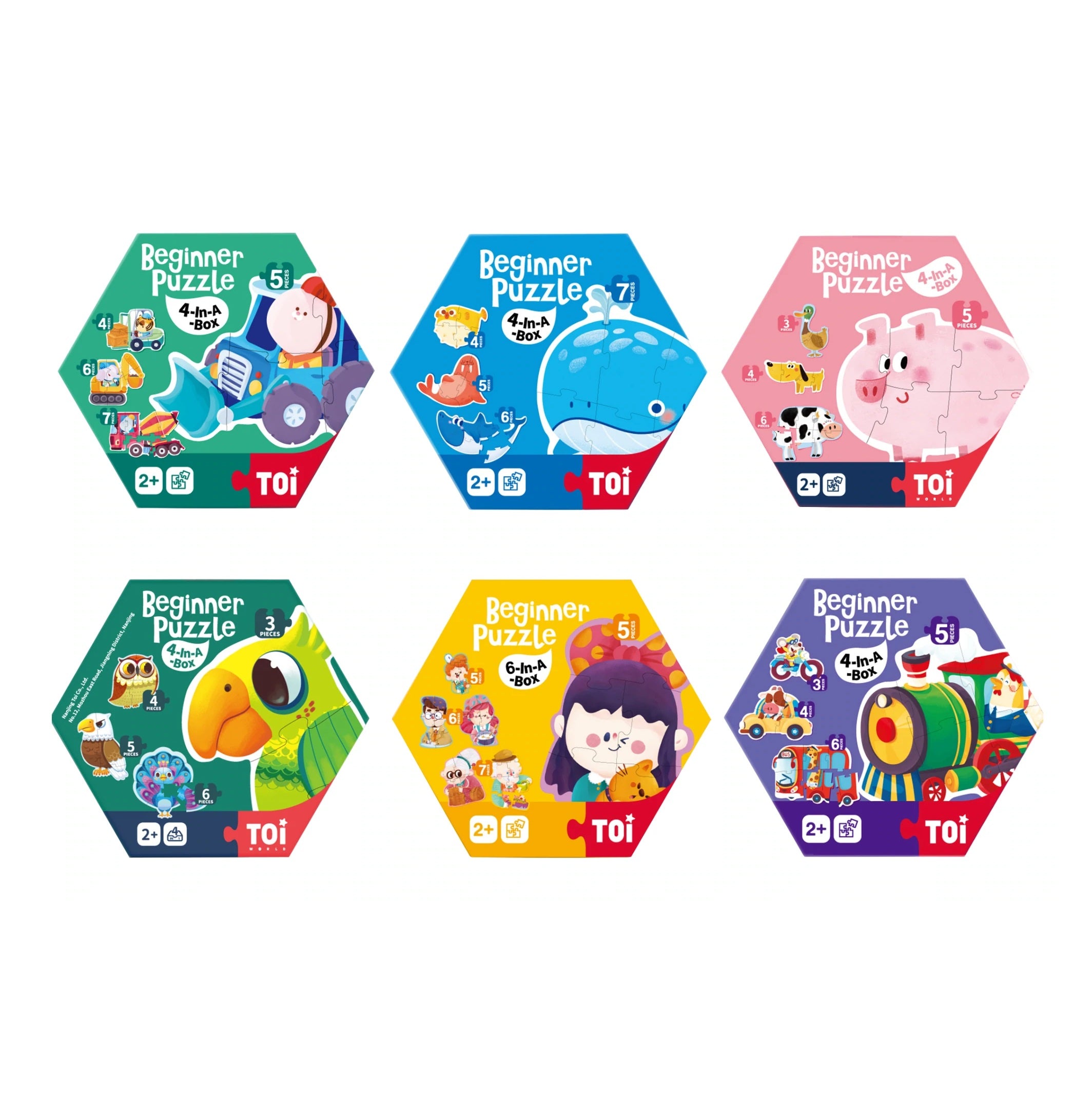 Beginner Puzzle 4 in a Box – Toys and Tales